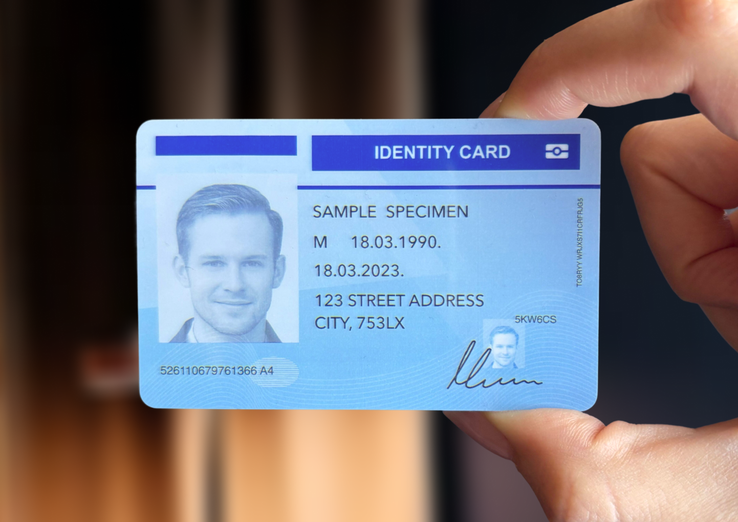 Test ID - front